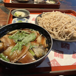 Kura + Soba Naka Ya - 酒造ミニコース（「常陸の輝き」ねぎ山椒添え蕎麦）　　　　　　
                　　　　　　　　　　　　　　　　　　　　2680円