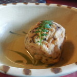 嵯峨野 - ひろうすの煮物