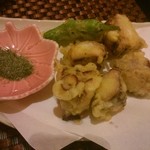 あじわい処 あかぎ - 「地たこ天」（６８０円）