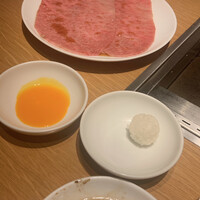 ビーフキッチン 恵比寿店 - 卵黄とご飯で
