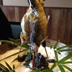 野々庵 - 鮎の塩焼き