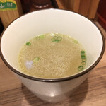 親子丼専門店 ○勝 - 鳥だしスープ