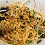 ラーメン二郎 - 赤酢投入～♪