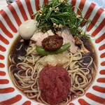 上方レインボー - 紅おろしそば２