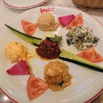 トルコレストラン イスタンブールGINZA - 5種前菜盛り合わせ