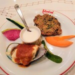 トルコレストラン イスタンブールGINZA - カバックムジヴェル、厶ール貝とチーズのオーブン焼き