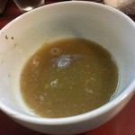 麺一盃 - 淡つけ麺-スープ割(2013/8)