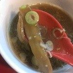 麺一盃 - 淡つけ麺-つけ汁＆メンマ(2013/8)