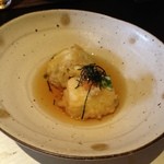 野々庵 - とうふとイチジクの揚げ出し