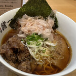 麺屋 猪一 - 炙り和牛出汁そば　黒醤油