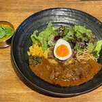 SPICY CURRY 魯珈 - ろかプレート(ラム)＋ぷちあさりミント