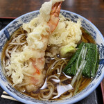 東嶋屋 - 天ぷら蕎麦¥1150海老天とかき揚げ