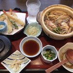 和食麺処サガミ - 四川風味噌煮込み　天ぷら定食