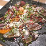 Zenseki Kanzen Koshitsu Izakaya Obakyuu - ｺｰｽ 鮮魚のカルパッチョ　2023.6.8