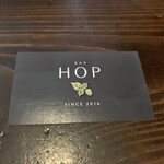 BAR HOP - ショップカード