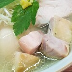 中華蕎麦 仁香 - 味玉とお肉の塩蕎麦