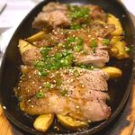 全席完全個室居酒屋 おば九 - ｺｰｽ 若鶏の鉄板焼き　2023.6.8