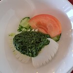 四川料理 鳳凰 - イカと野菜の冷製。