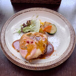 バルバルキッチンアメリ - 月見ハンバーグ(¥1,280) メイン