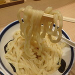 Chuukasoba Tsukemen Gyoku - やや縮れ太麺