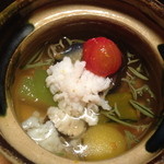 日本料理 僖成 - 夏らしくハモやらじゅんさいやら