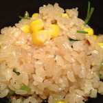 日本料理 僖成 - あまーいトウモロコシとおこげが最高