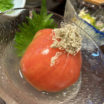 酒楽家 金魚 - トマトのおひたし