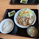 道の駅 オアシスおぶせ - 信州みゆき豚　しょうが焼き定食