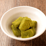 Matcha warabi mochi