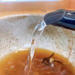 蕎麦 くつざわ - 蕎麦湯