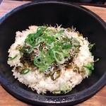 台湾小籠包 アルカキット錦糸町店 - 高菜とちりめんじゃこ炒飯