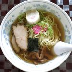 Kitahachi Shiyoku Dou - 塩ラーメンのアップ