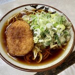 八兆 - 2021/10/01 コロッケそば＋春菊天