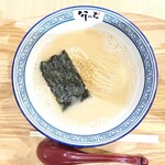 博多屋台ラーメン 介ッち - オモテカエシ素ラーメン。