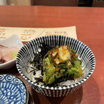 酒肴場 屯 - タコ野沢菜山葵あえ