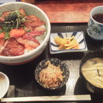 新勝丸 - ブリ漬け丼￥500