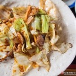 坂入きのこ園 - 焼肉のみそ炒め定食(700円)