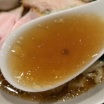 麺 みつヰ - 醤油(中太手もみ麺選択)¥1050＋追加トッピング味玉¥150