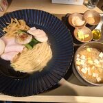Tokyo Style Noodle ほたて日和 - 特製　帆立の昆布水つけ麺 黒 1,400円