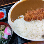 ごはんや - 自家製カツカレーセット 大盛り