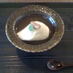 松水庵 - 菫(すみれ 2300円) 先附：松水庵特製寄席とうふ 銀餡掛け