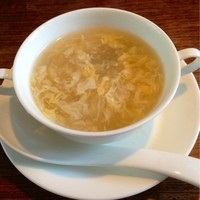 開化亭 - 玉子と干し海老と冬瓜のスープ