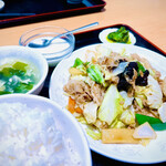 Shouhonkon - 日替わり定食(豚とキャベツの炒め)/700円