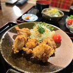 Shouwa Retorona Onsen Sentou Tamagawa Onsen - から揚げ定食