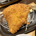 しまかぜ食堂 - 肉厚アジフライ定食¥1420