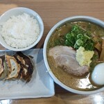 Ramen Misora - 味玉味噌らーめんと餃子セット