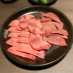 焼肉 なかむら - タン塩(2人前) @1,221円・ハツ(塩) 726円