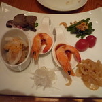ふじかけ - 前菜盛り合わせ