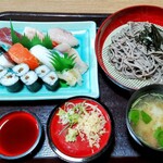 味の鳥天 - 寿司ざるセット