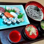 味の鳥天 - 寿司ざるセット